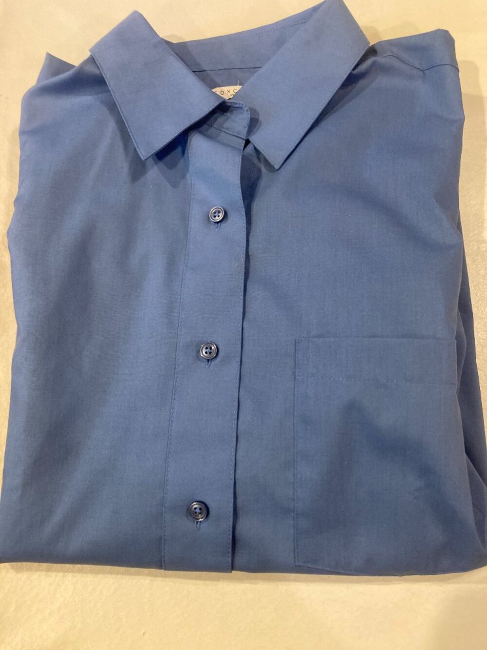 Foxcroft Long-Sleeve Wrinkle-Free Shirt, Size 10